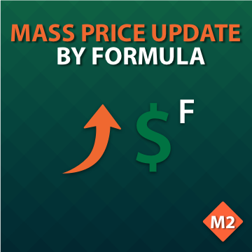 Mass Price Update by Formula for Magento 2